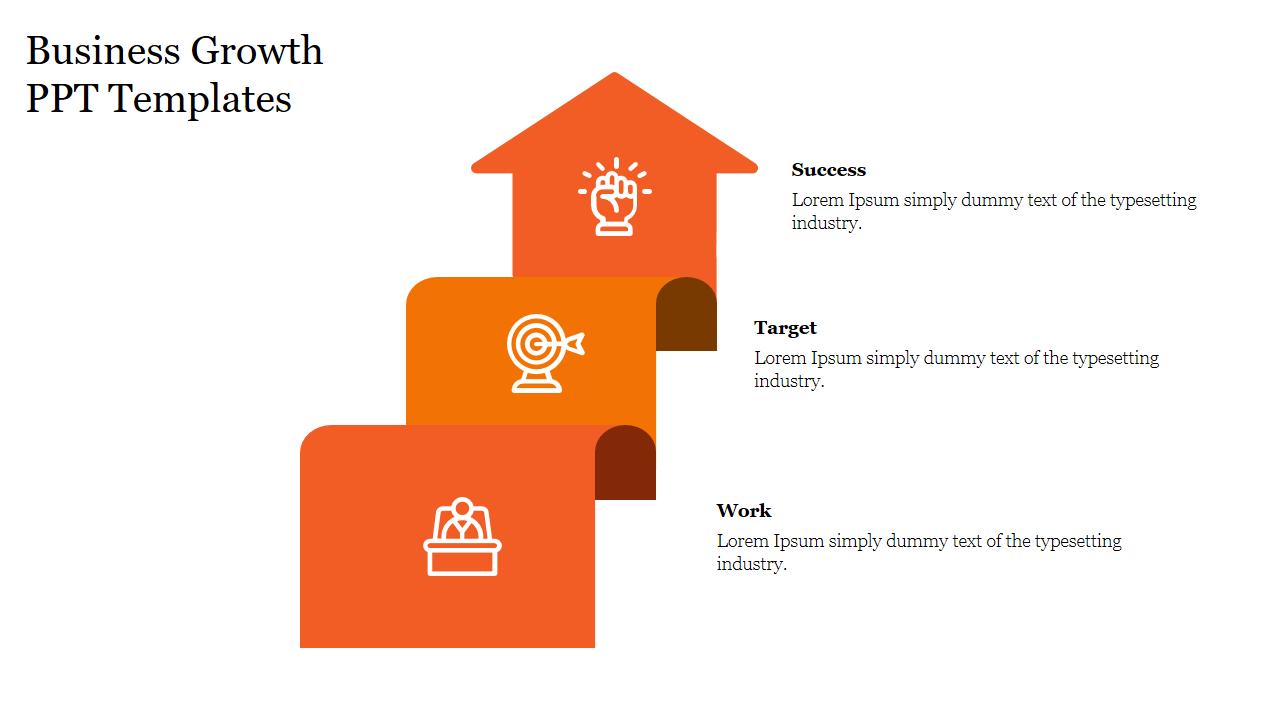 Business Growth Template-3-Orange